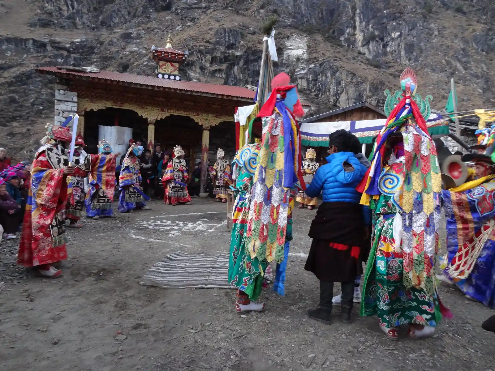 Cham Festival at Jhong - Dzong Gompa