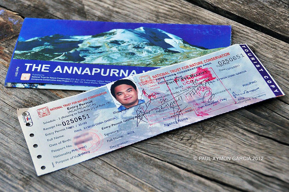 Annapurna Circuit Trek cost for Permit