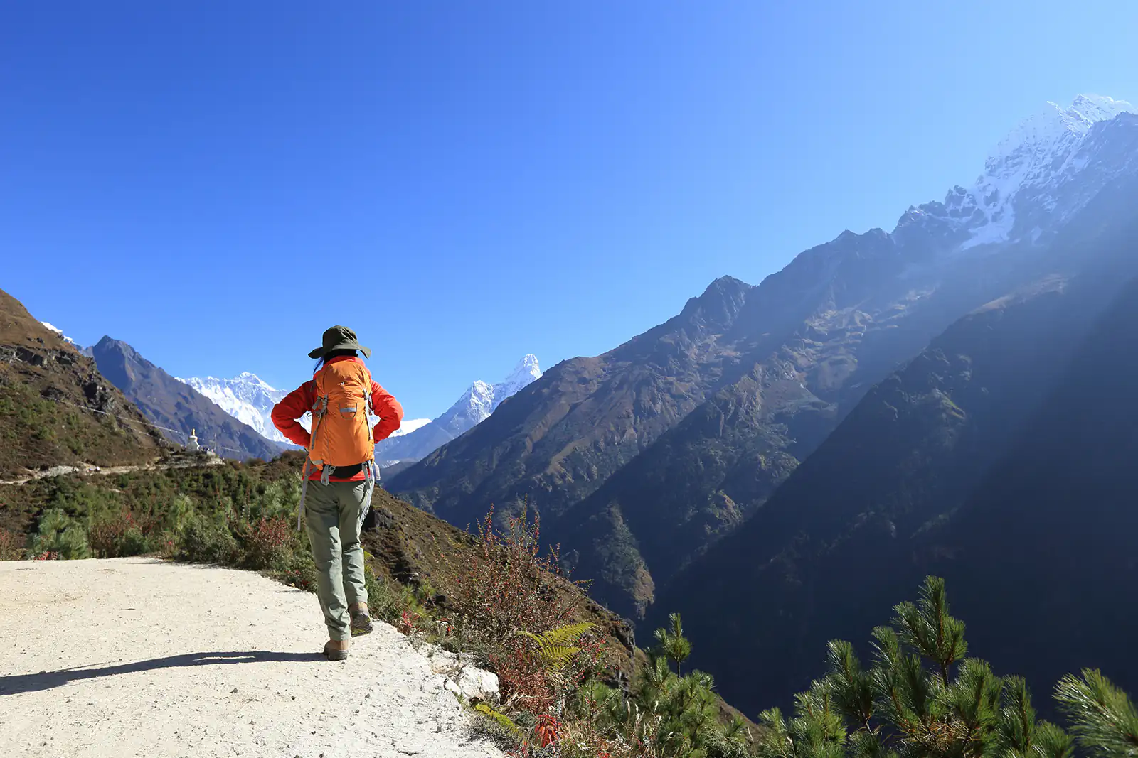 On the way to Namche - Everest Base Camp Trek Cost