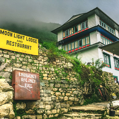 Alojamiento para la caminata al campo base del Everest