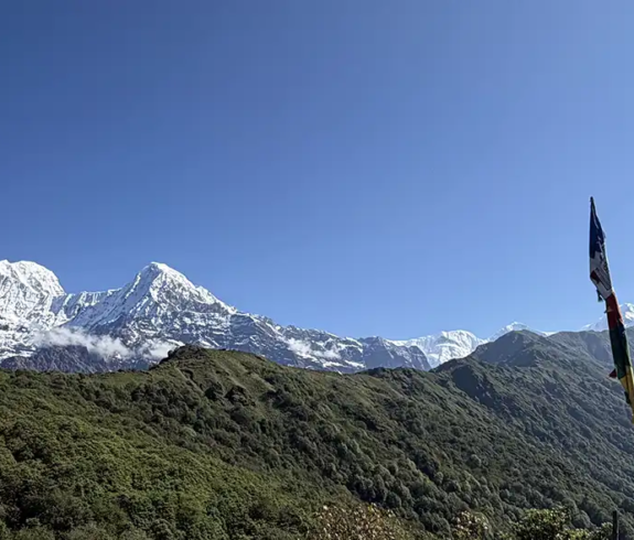 View from Badal Danda, Mardi Himal Trek