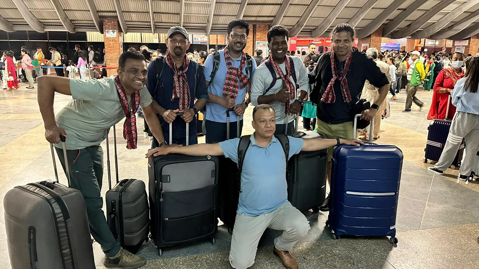Farewell from Kathmandu Airport