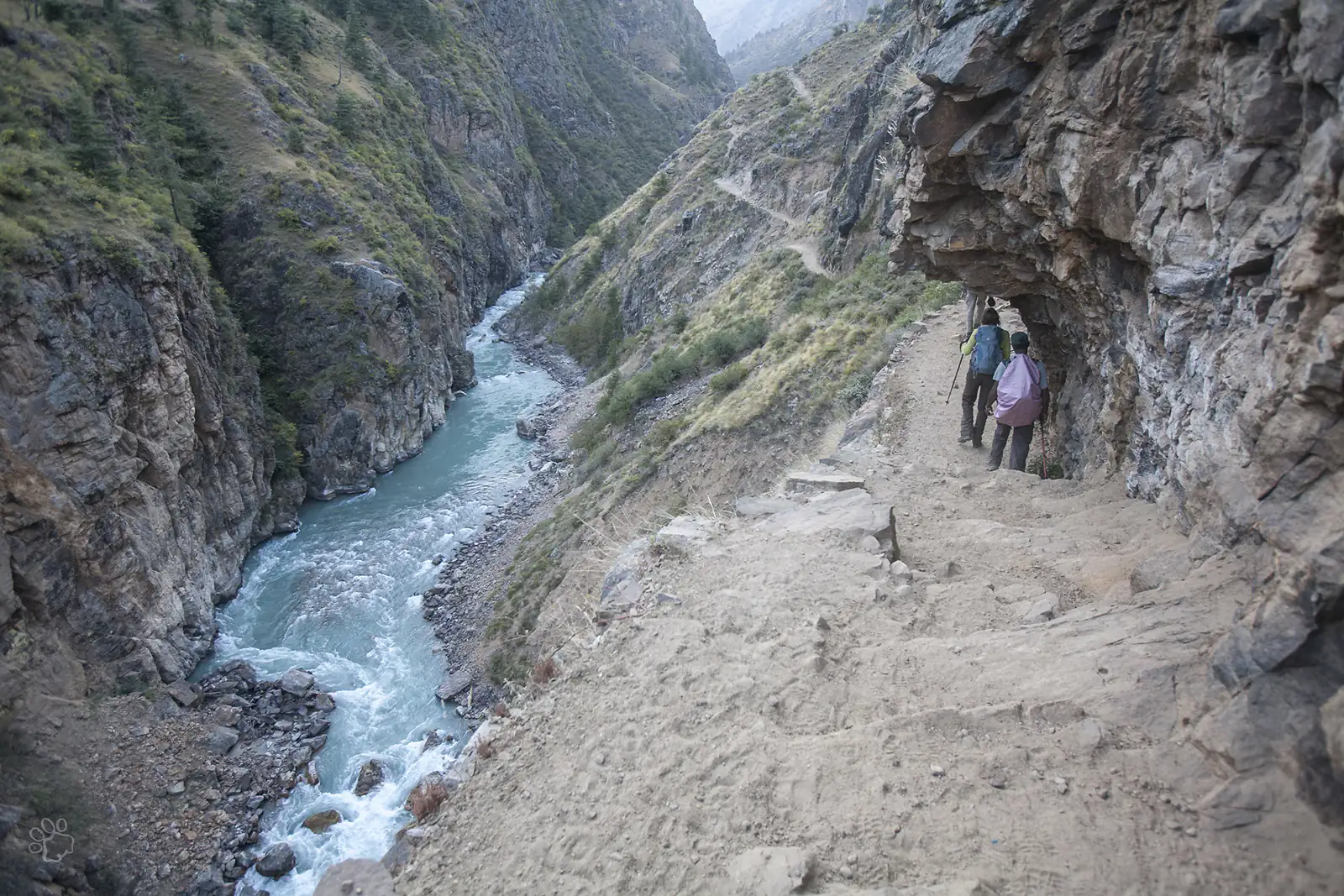 Trail along the Karnali River