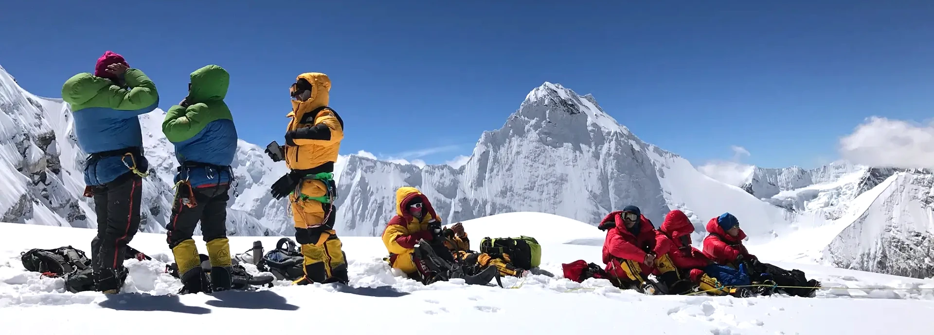 Ama-Dablam-Expedition mit dem Sherpa-Team der Everest-Gipfeler Ama-Dablam-Expedition mit dem Sherpa-Team der Everest-Gipfeler