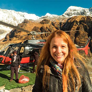 Annapurna Base Camp Trek and Helicopter Return