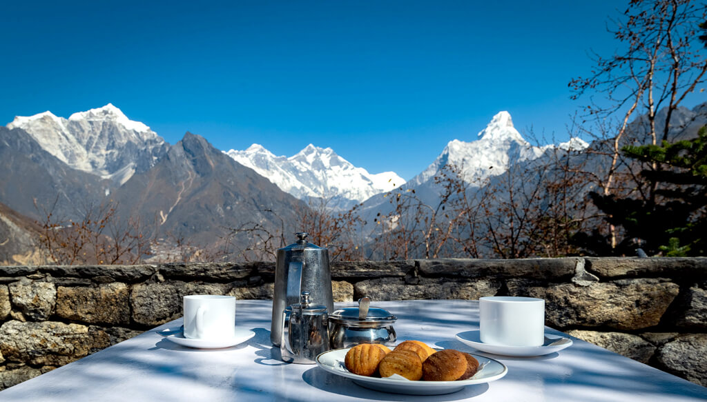 Breakfast at Everest View Hotel
