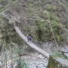 Suspension bridge in Annapurna Sanctury Trek