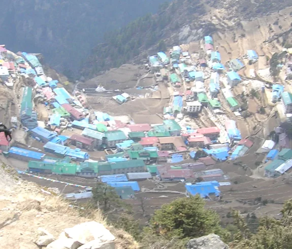 Namche Bazaar View from Top