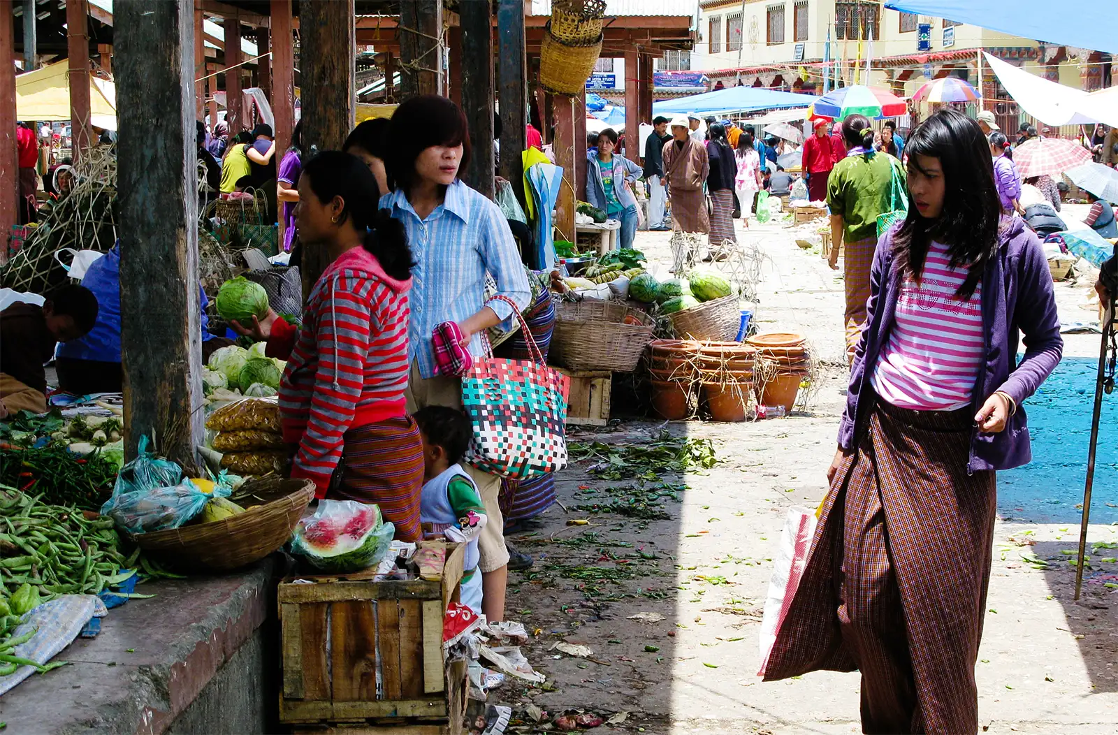 Local Market of Paro, Bhutan