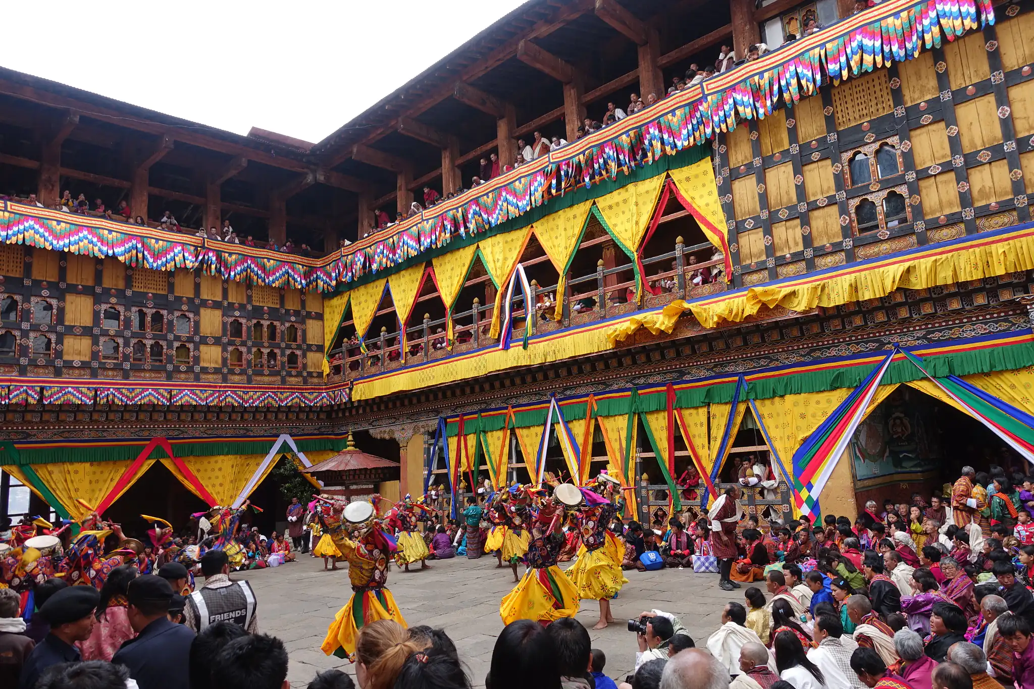 Festivities at the Rinpung Dzong