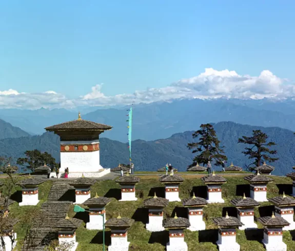 dochula pass panorama