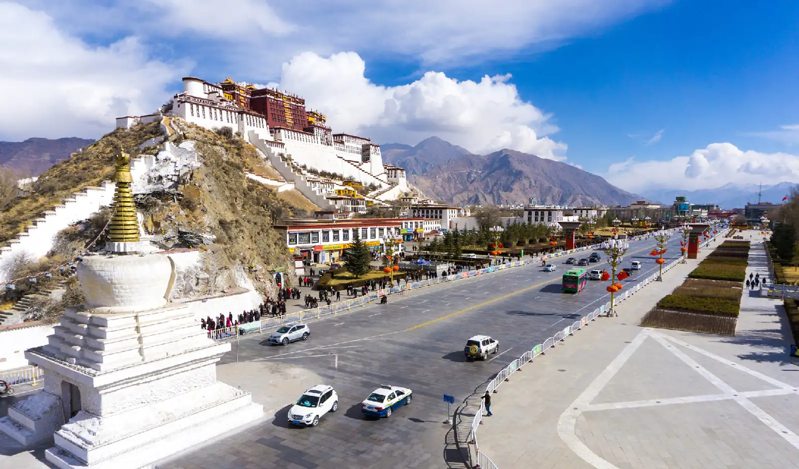 The Potala Palace - Former residence of Dalai Lamas