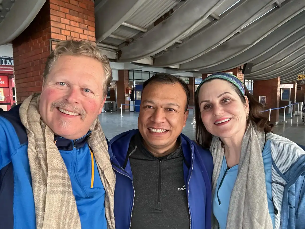 Farewell from Kathmandu Airport