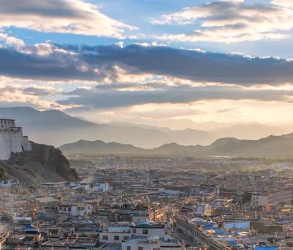 Shigatse Dzong Panorama