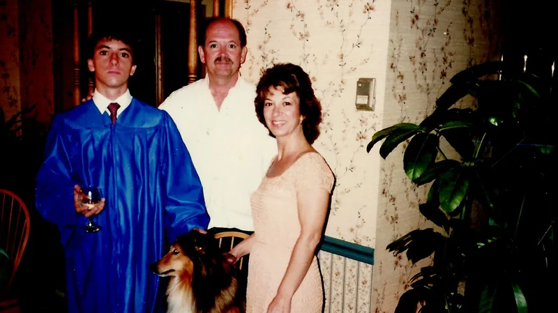 Walt and Billie with Chris after his high school graduation in 1986. (Carine McCandless Family Collection)