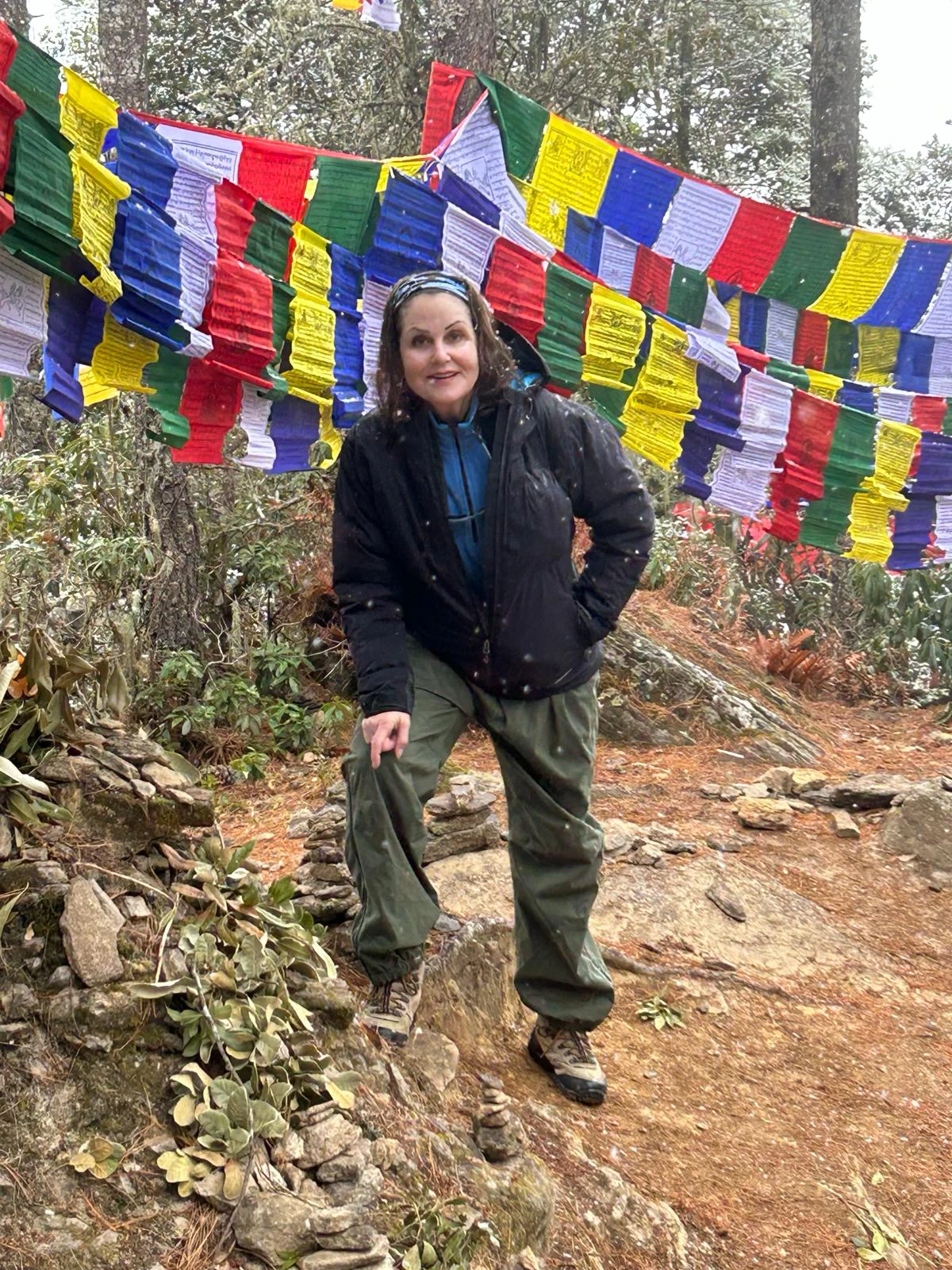 On the way to Taksang Monastery