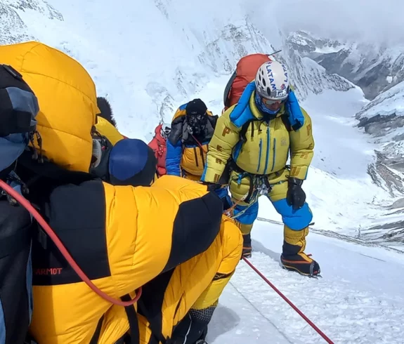 Summiting Everest