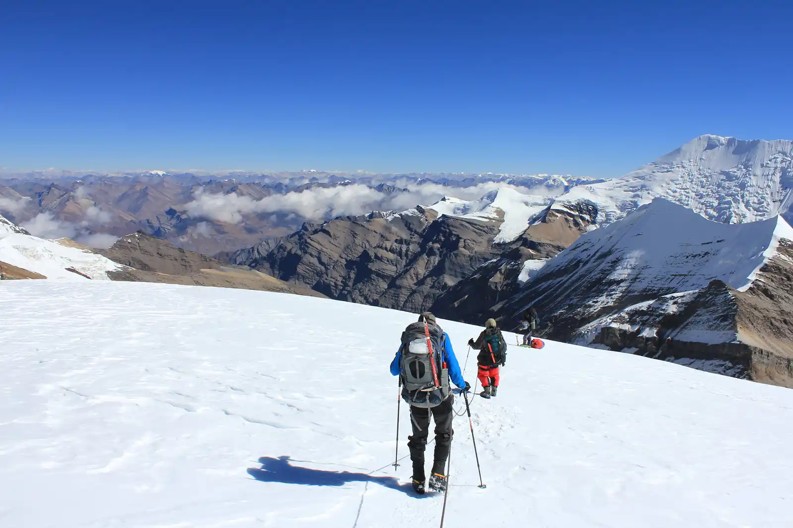 Climbers During expedition