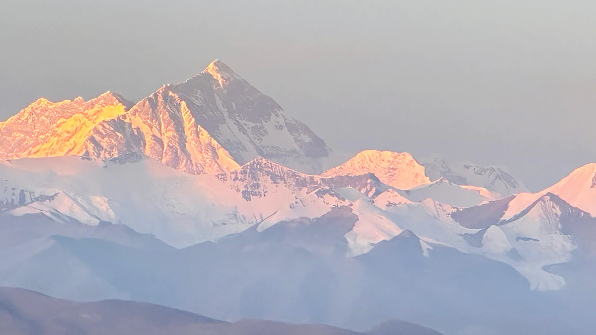 Mount Everest from Tibet Side