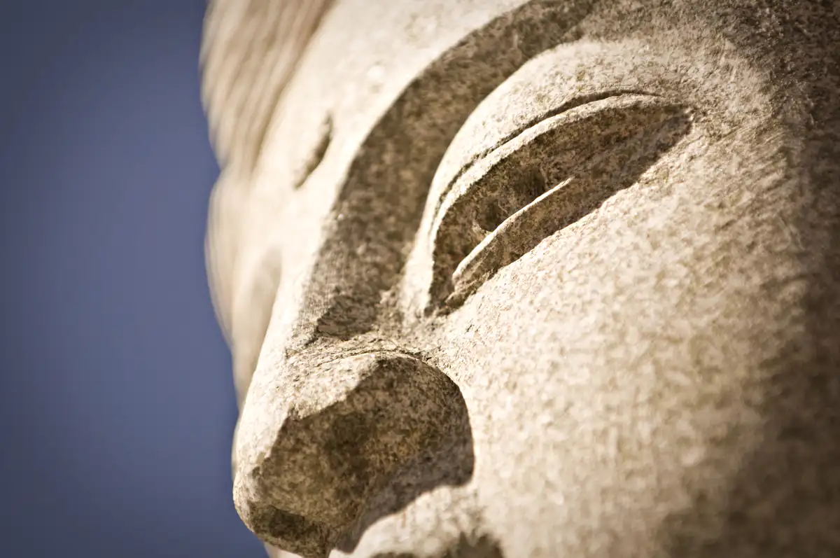 Princess Wencheng statue at Domkar.