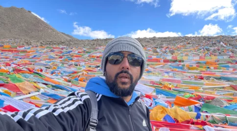 At Dolma La Pass - Kailash Yatra Restrictions for Indian Citizens