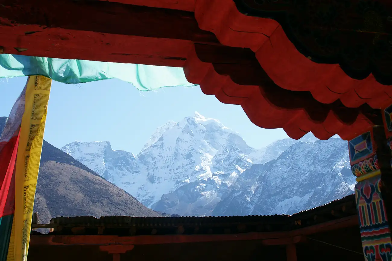 Mountain View from Pangboche