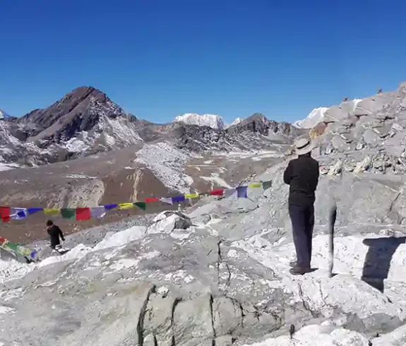 View from Chola Pass