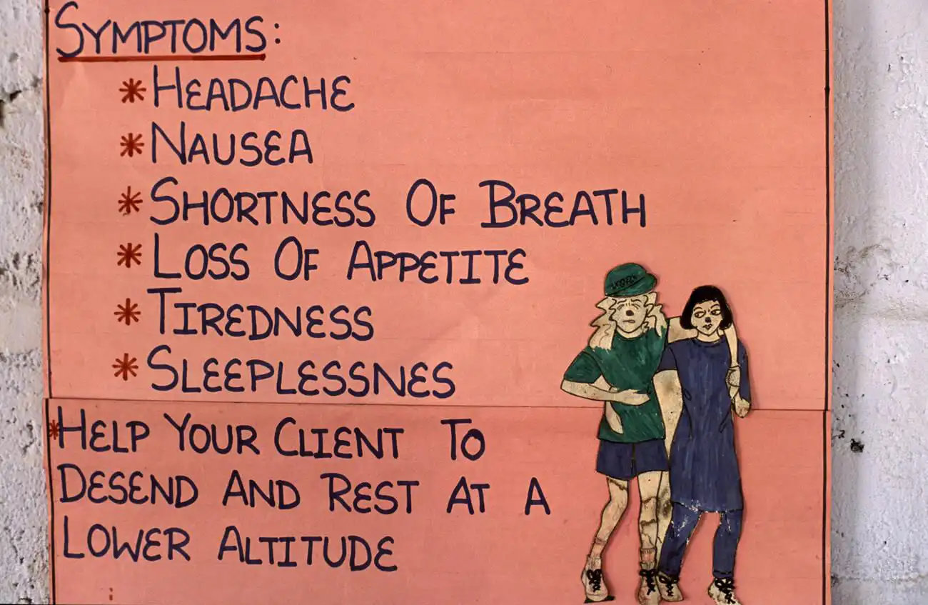 Altitude sickness symptoms