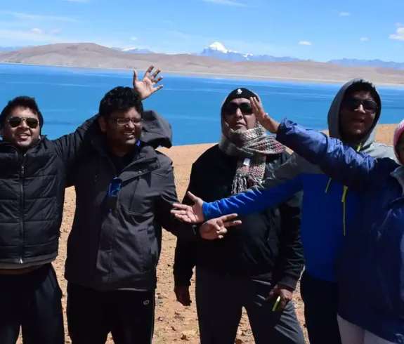 At Lake Mansarovar