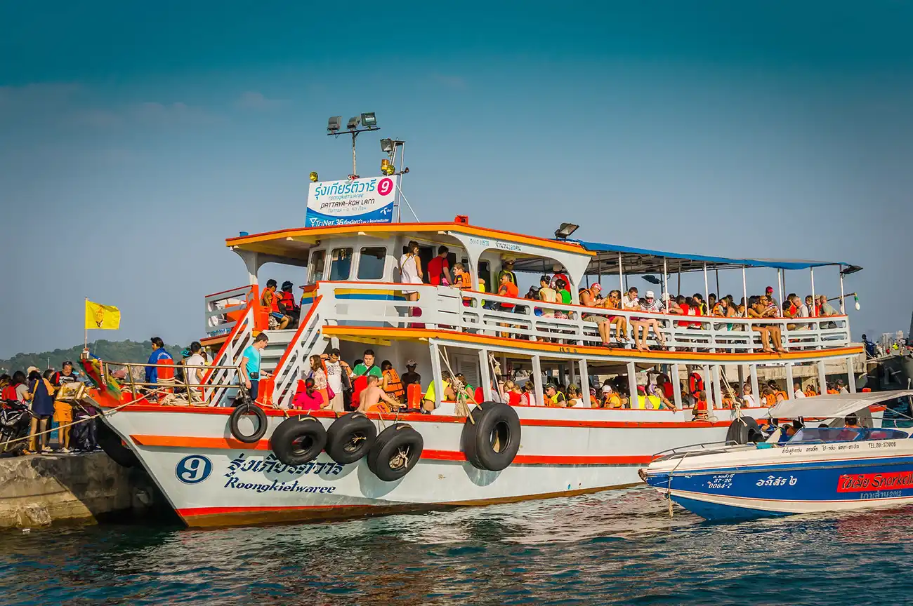 on the way to koh larn island