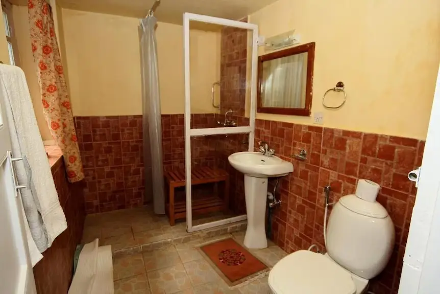 Bathroom of Yeti Mountain Home Phakding