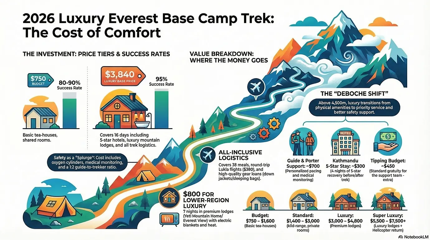 Everest Base Camp Luxury Trek Cost Analysis