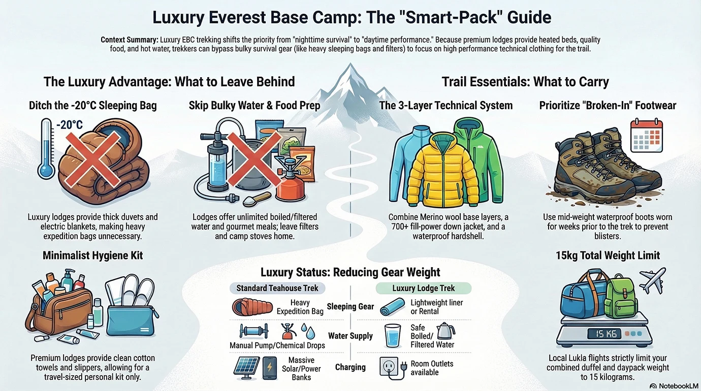 Luxury Everest Base Camp Packing List