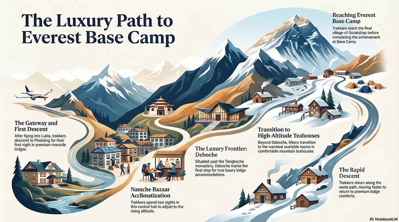 Route Map of Luxury Lodges