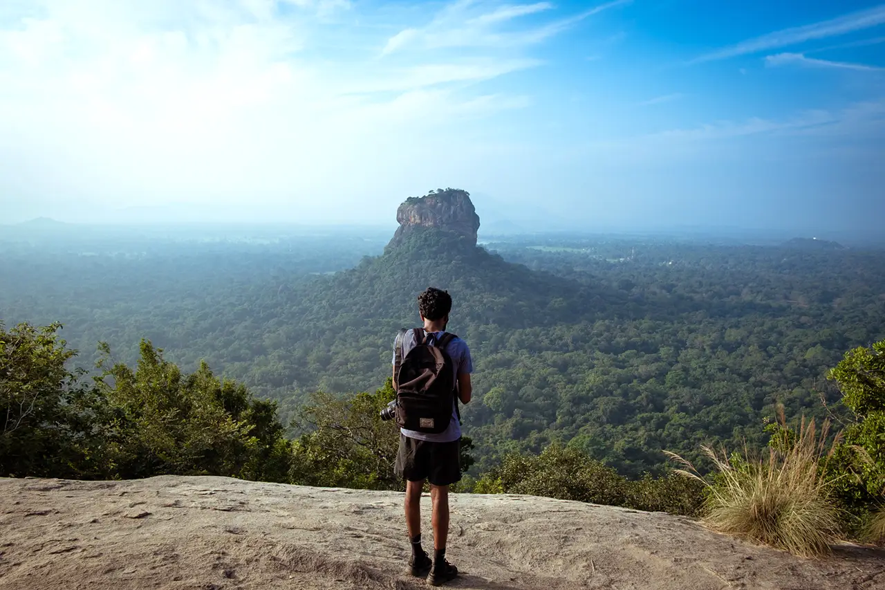 Best Things to Do in Sri Lanka: Viewing Sigiriya from Pidurangala