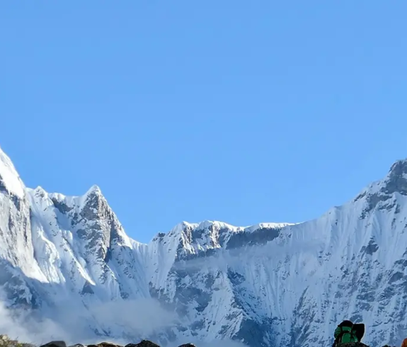 Trekkers in Everest